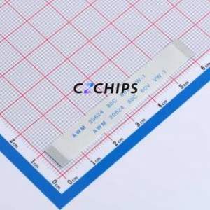 JS05A-16P-060-3-4 FFC Cable (Flexible Flat Cable) P=0.5mm Connector 16P 0.5mm 0.3mm Non-Inverting - Product Image 1