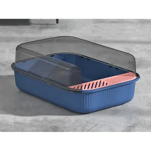 2024 New Pet Products Cleaning Plastic Litter Box