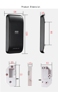 Khóa Tủ Khóa RFID Thông Minh, Khóa Mật Khẩu RFID Kỹ Thuật Số Thông Minh, Bàn Phím Cảm Ứng, Tủ Quần Áo Điện Tử, Khóa Tủ Hồ Sơ - Product Image 5