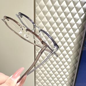 Montura de gafas cuadradas de aleación Danyang 58074 para hombre, tamaño mediano, montura completa, lentes acrílicas, estilo empresarial - Product Image 2