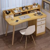Bureau d'étude modulaire simple, bureau d'apprentissage moderne pour étudiants, armoire à tiroirs, rangement multifonctionnel, bureau d'ordinateur, bureau à domicile