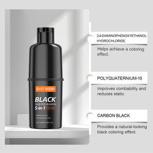 Champú <span class=keywords><strong>para</strong></span> Teñir el Cabello de Negro <span class=keywords><strong>para</strong></span> Hombres: Se espuma fácilmente, se enjuaga sin dejar residuos y tiene una fórmula suave <span class=keywords><strong>para</strong></span> cuidar el cabello teñido. - Product Image 5