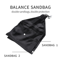 Photographie métal 2M support de lumière trépied 1.4M bras de flèche pour sac de sable Photo Studio éclairage Support
