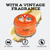 Pomata per Capelli DARO 85g (3 oz) per Capelli Ricci/Secchi, Protezione dal Calore e Tenuta Forte a Lunga Durata, Ipoallergenica e Texturizzante