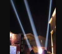 Projecteur LED professionnel haute puissance Skytracker pour extérieur 5000W, faisceau de recherche aérienne