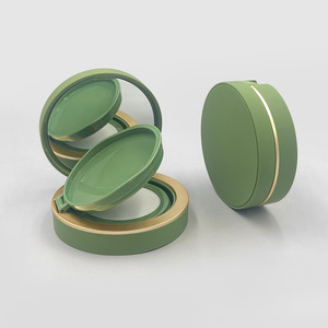 Bán Buôn 15G Màu Xanh Lá Cây Mềm Cảm Ứng Đệm Nhỏ Gọn Trường Hợp Nạp Với Lưới Từ Đóng Cửa Matte Nền Tảng Nhựa Kem Che Khuyết Điểm Hộp - Product Image 4