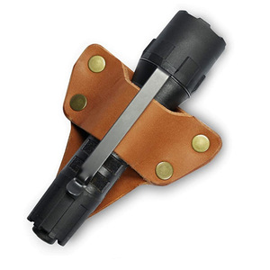 Funda para linterna de cintura para exploración al aire libre, bolsa de almacenamiento para linterna, bolsa táctica con clip para cinturón, personalizable. - Product Image 1