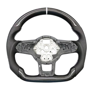 Volante in Fibra di Carbonio dal Design Classico per Volkswagen VW Polo Passat <span class=keywords><strong>Golf</strong></span> B7 B8 <span class=keywords><strong>T6</strong></span>, Vendita all'Ingrosso - Product Image 3