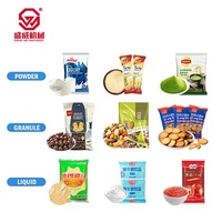 Machine d'emballage verticale VFFS automatique pour sucre et sel de mer de qualité alimentaire, 1 kg, 2000 g, pour granulés