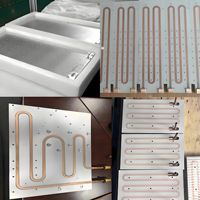Service de fraisage CNC sur mesure en aluminium, plaque froide liquide haute précision refroidie par eau pour onduleur de véhicule électrique
