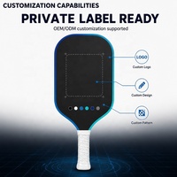 Graphit Gen4 Honeycomb Core Pickleball-Schläger 16mm Carbonfaser USAPA-zugelassen Thermogeformt Individueller Markenunterstützungsservice