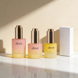 Flacon compte-gouttes personnalisable en verre blanc de 15/30/50/100 ml pour huiles essentielles et sérums de soin <span class=keywords><strong>visage</strong></span>, avec <span class=keywords><strong>bouton</strong></span>-poussoir pour crèmes - Product Image 2