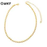 Colliers hip-hop européens pour femmes, marque de mode, personnalité, zircon incrusté de cuivre, chaîne, accessoires, collier ras du cou, WT-BFN056