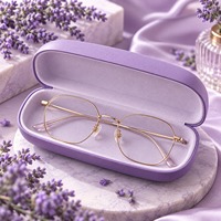 Étui de protection rigide portable en EVA pour lunettes de soleil et lunettes de vue à grande monture, personnalisable en couleur, vente en gros