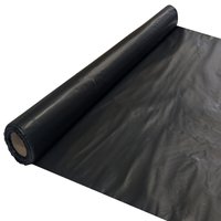 Film de paillis en plastique noir argenté pour le paillage de tapis de mauvaises herbes agricoles