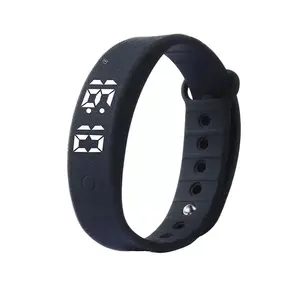 Black Silicone Wristbands For Smart Bracelet W5s Band Strap 3d Pedometer Calorie Counter Smart Bracelet