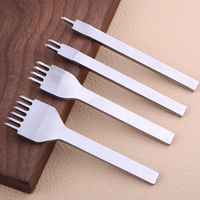 Kit de couture du cuir, couture à la main, poinçon, poinçon, poinçon, Kit de réparation pour outils d'artisanat du cuir, accessoires de bricolage