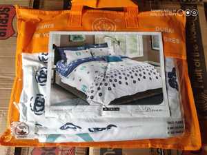 ชุดผ้าปูที่นอนขนาดควีนและคิงไซส์ 90gsm ขายส่ง พร้อมผ้าปู <span class=keywords><strong>2</strong></span> ผืน และปลอกหมอน <span class=keywords><strong>2</strong></span> ใบ ชุดผ้าปูที่นอน 100% โพลีเอสเตอร์ - Product Image 3