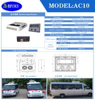 Climatiseur de toit AC10 pour petit autobus, caravane et Vans-10KW