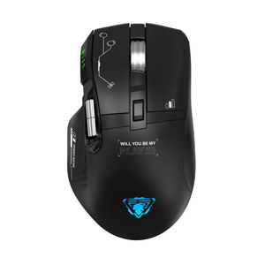 <span class=keywords><strong>Souris</strong></span> de jeu sans fil tri-mode avec écran OLED, éclairage RGB, prise en main ergonomique pour joueur PC - Product Image 4