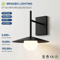 Applique murale LED moderne en fer, lumière blanc chaud 3500K, pour intérieur/extérieur, jardin, escalier, chambre élégante, éclairage de chevet