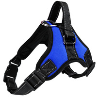 Harnais réglable anti-traction pour grand chien avec nylon réversible et écharpe