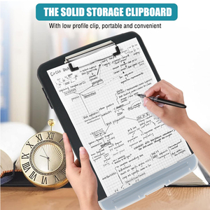 A4 Thư Kích Thước Nhựa Lưu Trữ Clipboard Với Văn Phòng Hội Đồng Quản Trị Tài Liệu Chủ Cho Văn Phòng Kinh Doanh Trường Các Cuộc Họp Xe Hoàn Hảo Quà Tặng - Product Image 4