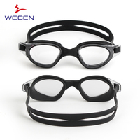 Lunettes de natation pour adultes avec logo personnalisé, anti-buée, protection UV, sans fuite, en silicone souple, pour hommes et femmes, entraînement