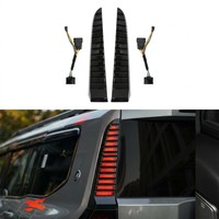 Luz LED de advertencia de giro tridimensional para pilar D, accesorio de luz lateral Black Warrior para Jetour G700