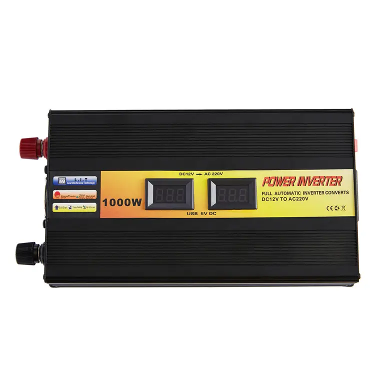 Inverter Daya Sistem Surya, 1000W 1500W 2000W Fase Tunggal Gelombang Sinus Usa 120 240