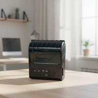 Impresora Térmica Portátil de 3 Pulgadas y 203dpi con RS232, Impresora de Recibos de 80mm con Conexión Inalámbrica