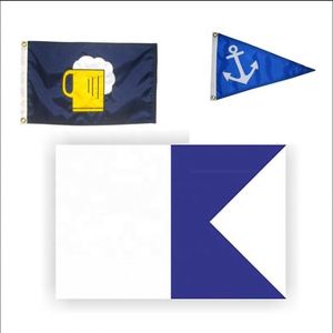 Bandera de Barco de Doble Cara de Alta Calidad, Nuevo Estilo, Venta al por Mayor, Impermeable, Publicitaria, de Poliéster, Buena Calidad para Uso en Exteriores - Product Image 1
