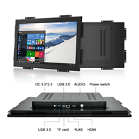 OEM kalite IP67 açık hmi dokunmatik ekran 1000 Nits 10.1/15/17/19 inç açık çerçeve kapasitif LCD monitör USB 12V