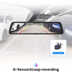 Well Designed 12 Inch Touch Screen 2k Front Rear View Hd 1440p+1080p Car <strong>Reverse</strong> Recording <strong>Camera</strong> Rearview <strong>Mirror</strong> Streaming - Product Image 5