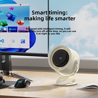 Nouveau modèle de ventilateur de bureau silencieux à clipser, haute vitesse, en plastique, avec télécommande USB, moteur sans balais, 100 vitesses, puissance turbo