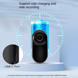 กล้องแอคชั่นกันน้ำ 1080p HD สำหรับกิจกรรมกลางแจ้ง พร้อมระบบกันสั่น กล้องบันทึกวิดีโอแบบแม่เหล็กคล้องคอ สำหรับวีล็อกกิ้ง ขี่จักรยาน บันทึกภาพ 1080p HD S - Product Image 2