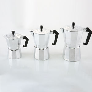 Seecin Pulido Aluminio <span class=keywords><strong>6</strong></span> <span class=keywords><strong>Tazas</strong></span> Aluminio Italiano Espresso Coffee Moka Pot Stove-top Espresso Coffee Maker - Product Image 3