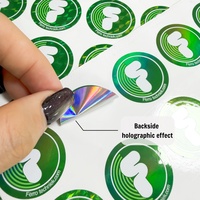 Autocollants personnalisés en vinyle holographique à motif quadrillé, décalcomanies irisées pour logo de marque avec texture quadrillée pour l'artisanat de bougies