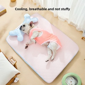 Kühlmatte für Haustiere mit Knochenkissen, atmungsaktive Sommer-Schlafmatte für Hunde und Katzen, Kühlmatte für Hunde - Product Image 4