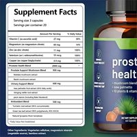 Extrait de Palmier Nain Extra Fort, Complément Herbal, Stérols Végétaux, Flavonoïdes pour la Santé des Cheveux et Urinaire, 500mg par Portion