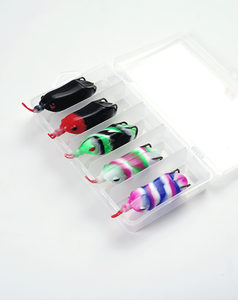 Seasir 7cm 17g gros appât flottant en silicone appât souple 5 pièces pêche grenouille leurre <span class=keywords><strong>ensemble</strong></span> - Product Image 1