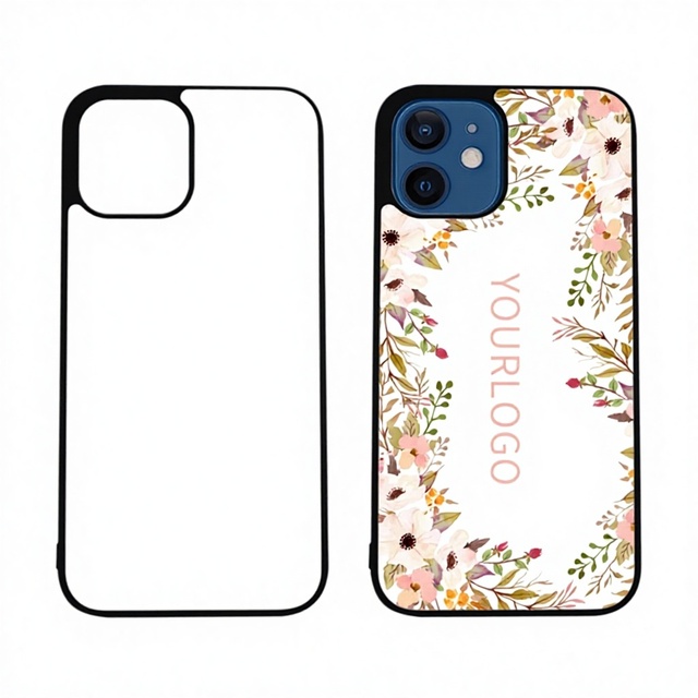 Aluminum Sheet TPU 2D Tough Sublimation Blank Shockproof Cell Phone Case for 16/16 Pro Max/12/15 Transparent Custom Logo