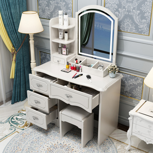Grande <span class=keywords><strong>commode</strong></span> de luxe miroir de bureau de courtoisie bois <span class=keywords><strong>laqué</strong></span> brillant européen vente en gros pas cher <span class=keywords><strong>blanc</strong></span> chambre meubles hôtels stockage - Product Image 3