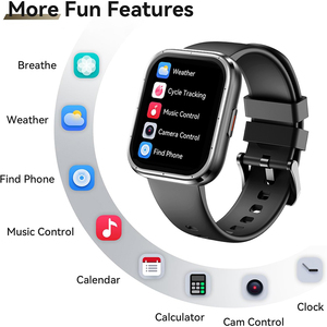 REMAX WATCH25i <span class=keywords><strong>Smartwatch</strong></span> con Display AMOLED da 1,85", Cassa in Lega di Alluminio, Impermeabile IP68, 100+ Modalità Sportive, Monitoraggio Frequenza Cardiaca, Chiamate <span class=keywords><strong>Bluetooth</strong></span>, AI - Product Image 6
