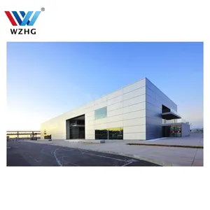 Fireproof WZH ECO Friendly Prefabricated Industrial Sheds Steel Structure Heavy Steel Structure Sandwich