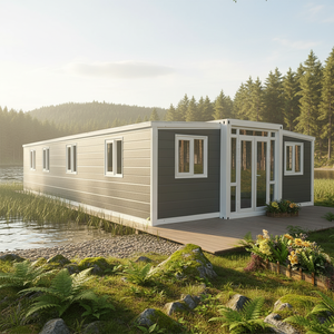 Kit de Estructura de Panel Sándwich para Casa Contenedor Plegable Transpirable de 20 pies/40 pies, Prefabricada para Exteriores, Estilo Moderno de Mediados de Siglo, Grosor Estándar, 1 Año de Garantía - Product Image 3