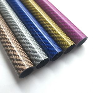 ท่อคาร์บอนไฟเบอร์ CNC แบบเงา/ด้าน ลายทวิล/เรียบ หลายสี ขนาด 6-7 มม. ยี่ห้อ SHENYU สำหรับชิ้นส่วนรถบิน - Product Image 2