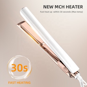 Lisseur <span class=keywords><strong>à</strong></span> <span class=keywords><strong>cheveux</strong></span> en titane Salon avec écran LCD, infrarouge, 12 niveaux de température, ionique, <span class=keywords><strong>pour</strong></span> un coiffage <span class=keywords><strong>professionnel</strong></span> - Product Image 2