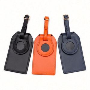 Étiquettes de bagages de luxe en PU écologiques et durables, personnalisables avec logo, pour le voyage, avec localisateur, à la mode, vierges pour sublimation, vente en gros - Product Image 1