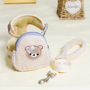 Usine En Gros Halter Harnais Petit chat Pet Harnais Laisse Ensemble Chien Sac À Dos Harnais Sac À Dos Pet Sac À Dos pour chat et Petit Chien - Product Image 2